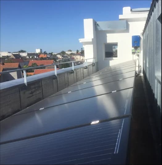 photo de panneau solaire